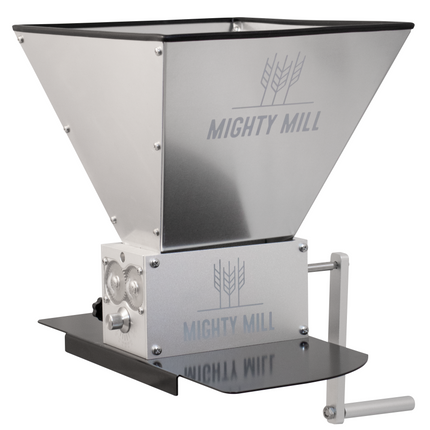 Mighty Mill 3 Roller Grain Mill w/ Base