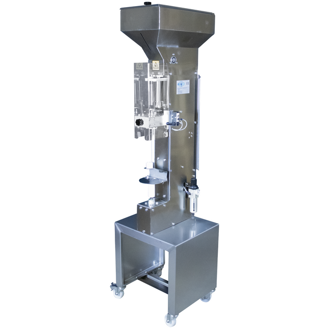 MEP - P12 Pneumatic Corker w/ Hopper - Complete with Stainless Trolley - PLACEHOLDER