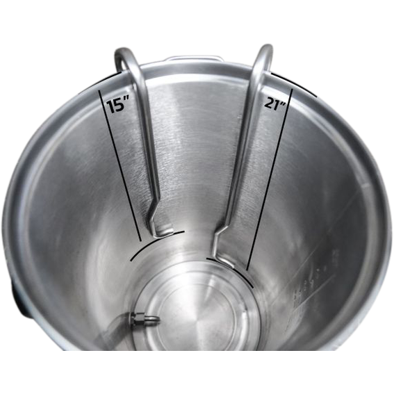 Anvil Foundry - Swirly - Whirlpool Arm 15" - for 6.5 gallon Foundry