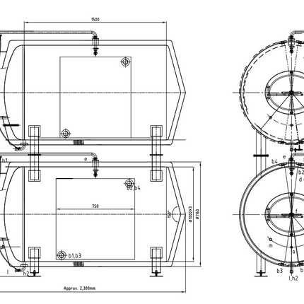 MB - Pro Lager Tanks - 10 bbl - Set of Top & Bottom - V2