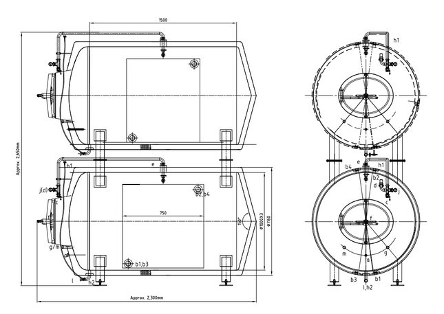 MB - Pro Lager Tanks - 10 bbl - Set of Top & Bottom - V2