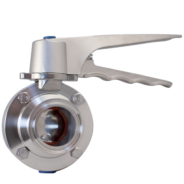 ForgeFit - 1.5 in. T.C. Butterfly Valve (304 S/S) 7 Position - Stainless Handle
