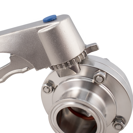 ForgeFit - 1.5 in. T.C. Butterfly Valve (304 S/S) 7 Position - Stainless Handle
