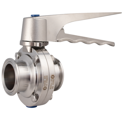 ForgeFit - 1.5 in. T.C. Butterfly Valve (304 S/S) 7 Position - Stainless Handle