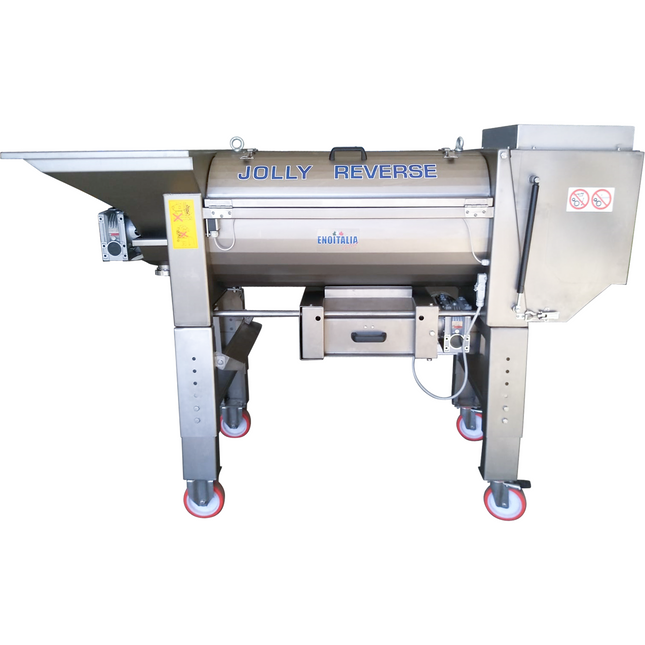 EnoItalia - Jolly 60 Reverse Crusher Destemmer w/ Cleaning System - 220V, 3 Phase