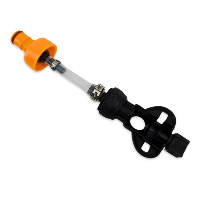 Bag In Box Bladder Refill Connector to Yellow Ball Lock Post