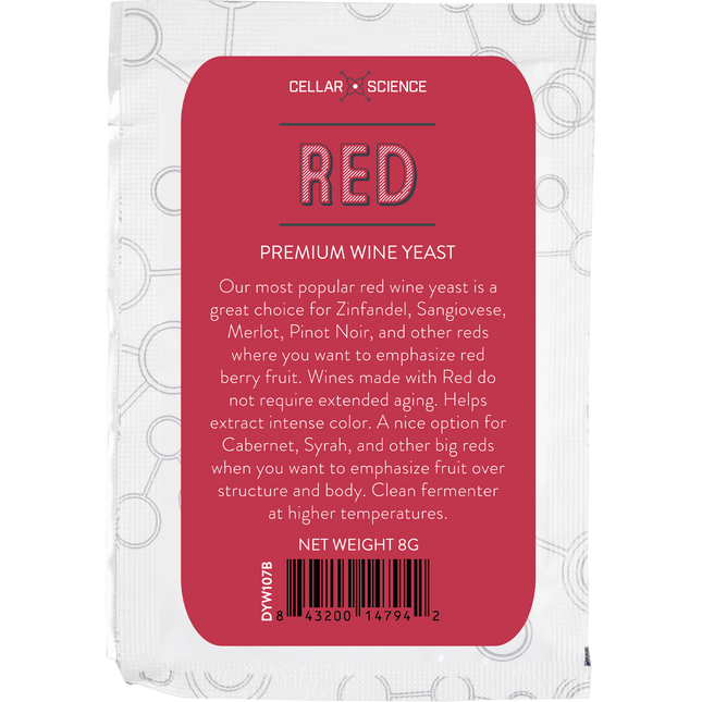 CellarScience - Dry Wine Yeast - Red - PLACEHOLDER
