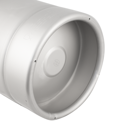 5.16 gal (1/6 bbl) Stainless Steel Sanke Keg