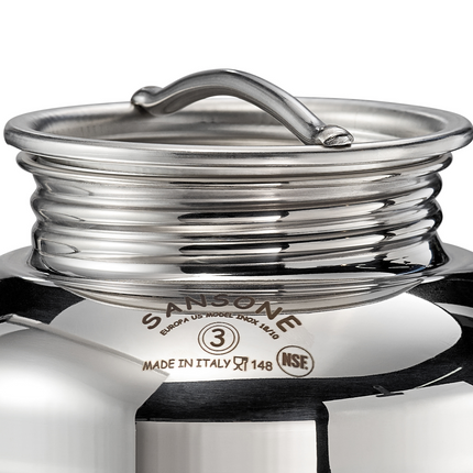 Sansone Stainless Fusti Tank - Europa-AQ Model - Water Dispenser w/ Stand and Tap - 3L