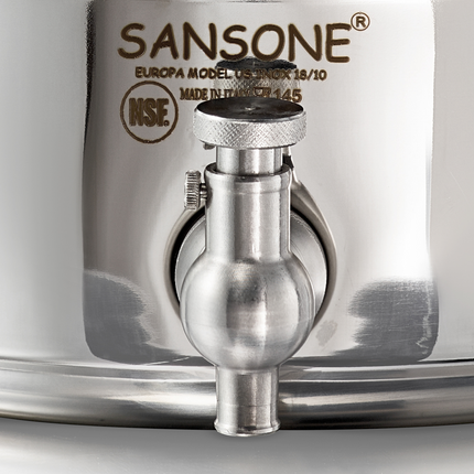 Sansone Fusti Tank | Stainless Steel Water Dispenser | Stand & Tap Included | 1.3 Gallon | 5L - Items