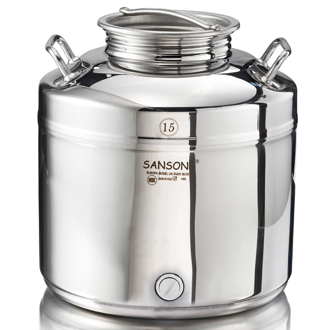 Sansone Stainless Fusti Tank - Europa-AQ Model - Water Dispenser - 15L - PLACEHOLDER