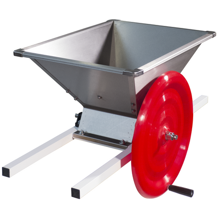 EnoItalia Manual Apple Crusher | Stainless Steel Hopper | Aluminum Rollers - Scratch & Dent
