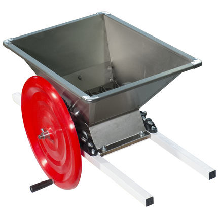 EnoItalia Manual Apple Crusher | Stainless Steel Hopper | Aluminum Rollers - Scratch & Dent