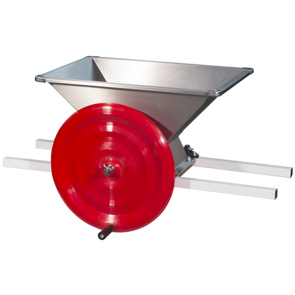 EnoItalia Manual Apple Crusher | Stainless Steel Hopper | Aluminum Rollers - Scratch & Dent