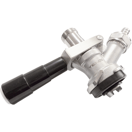 KOMOS Keg Coupler - D-Style Sanke Coupler - Pull Style Handle - Stainless Steel