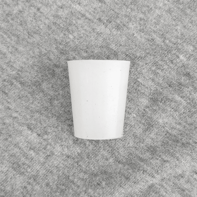 Silicone Stopper / Bung - 17.5mm x 22.5mm - With Hole