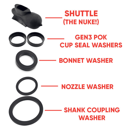 Nukatap - Seal Kit G3 POK for Standard Faucet (Non-Flow Control)