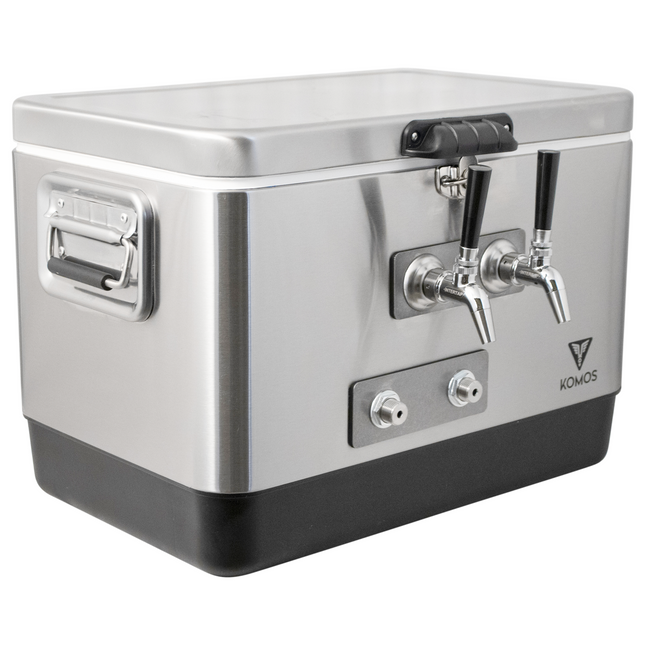 KOMOS® Stainless Steel Jockey Box (2 Tap) - Front Entry - Used