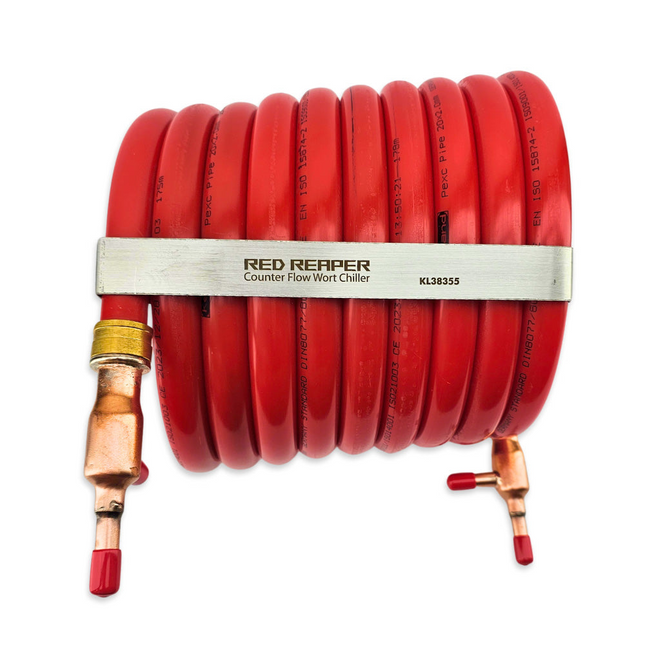 Wort Heat Exchanger - Copper-PEX Counterflow Chiller