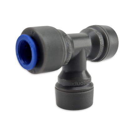 Duotight - 9.5mm (3/8) Thermowell Tee - Suits 3.5-4.5mm OD Temp Probe