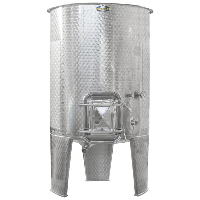675 l (178 gal) Speidel Variable Volume Jacketed Dish Bottom Tank with Manway and Sight Gauge - PLACEHOLDER