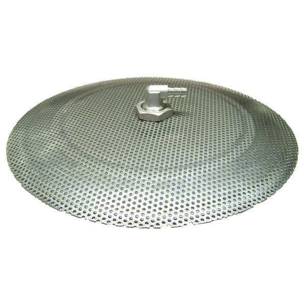 False Bottom Stainless Steel Domed - 12 in. Diameter