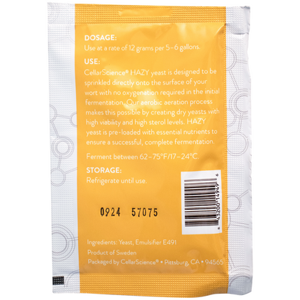 CellarScience - Dry Yeast - HAZY New England Ale - PLACEHOLDER