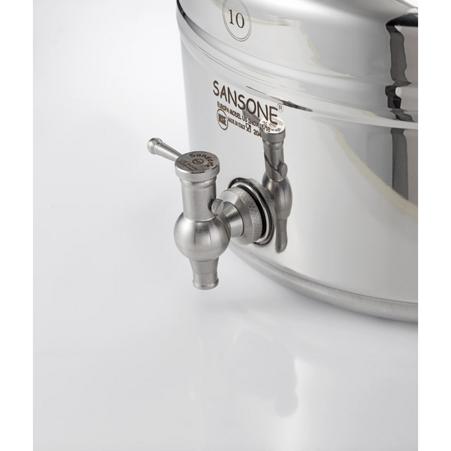 Sansone 316 Stainless Fusti Water Tap - 1/2 in. BSP - PLACEHOLDER