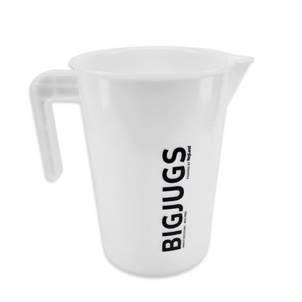 KegLand - Big Jugs - Plastic Pitcher - 3.5L - 3500 mL / 125 oz Graduation Scale