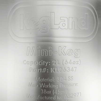 KegLand Mini Keg - Low2 - 2L
