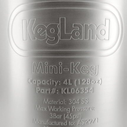 KegLand Mini Keg - Low2 - 4L