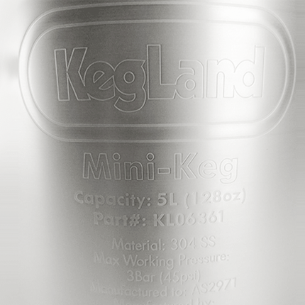 KegLand Mini Keg - Low2 - 5L