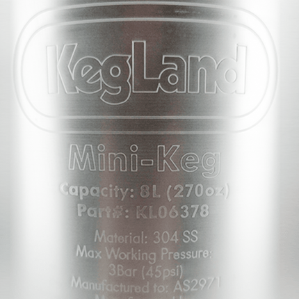 KegLand Mini Keg - Low2 - 8L
