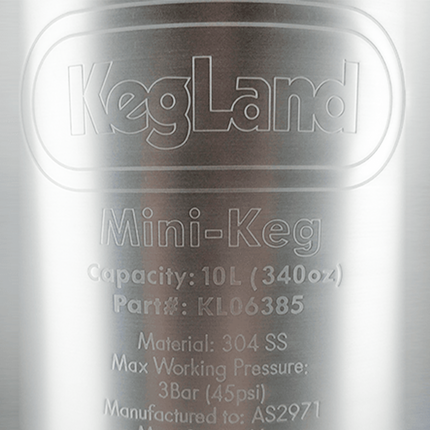 KegLand Mini Keg - Low2 - 10L