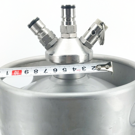 KegLand Mini Keg - Ball Lock Tapping Head - Low2