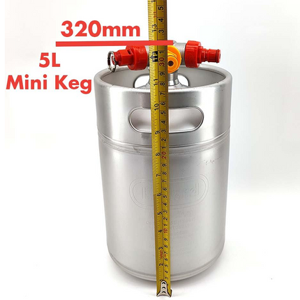KegLand Mini Keg - Low Profile Ball Lock Tapping Head Kit - Low2