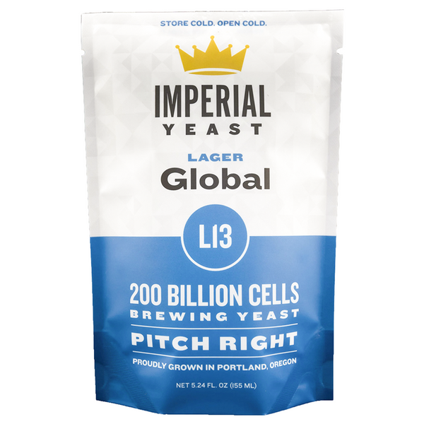 Imperial Yeast | L13 Global Lager | Beer Yeast | Double Pitch | 200 Billion Cells