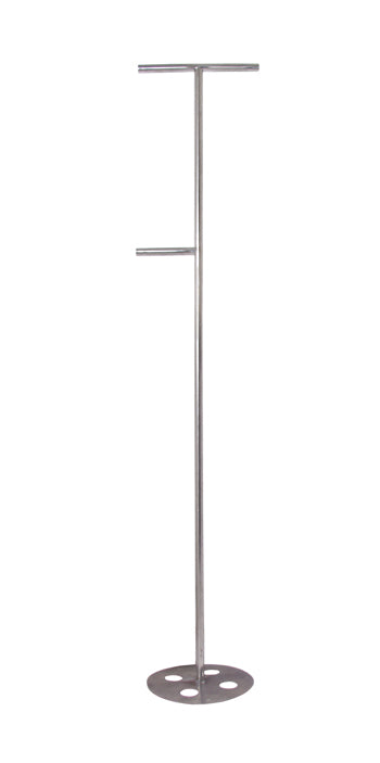 Wine Cap Punch Down Tool w/ Handles | Stainless Steel | 72 in. Long | 12 in. Diameter