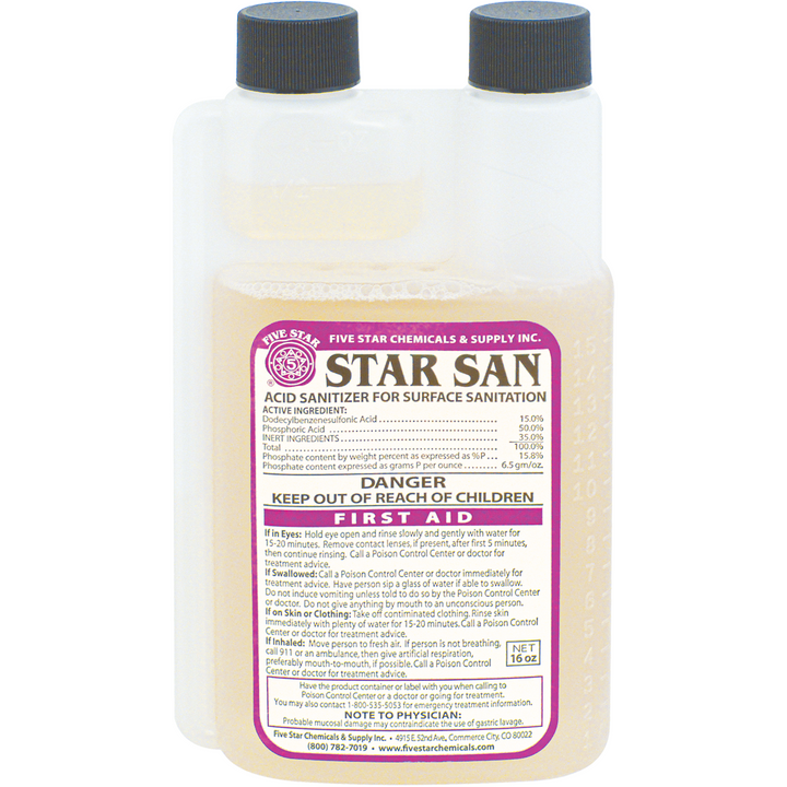 Five Star Star San Sanitizer, 8 oz
