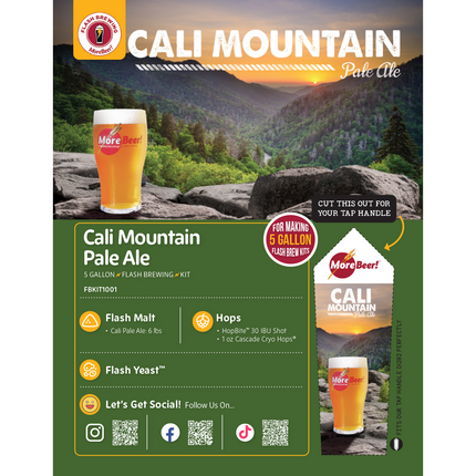 Cali Mountain Flash Brewing Kit - 5 Gallons