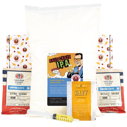 Haze Craze IPA Flash Brewing Kit - 5 Gallons