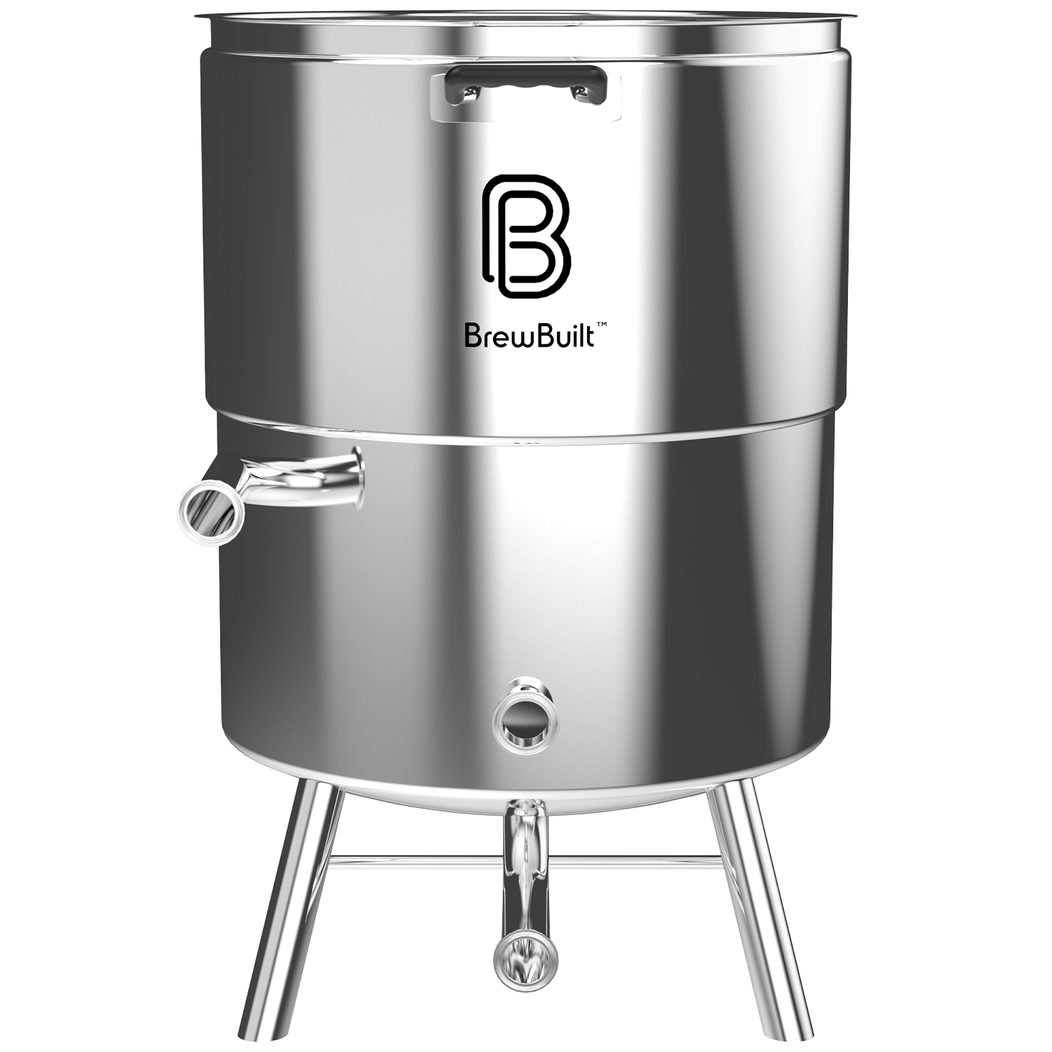 BrewBuilt Bottom Drain Boil Kettle | Cooling Jacket