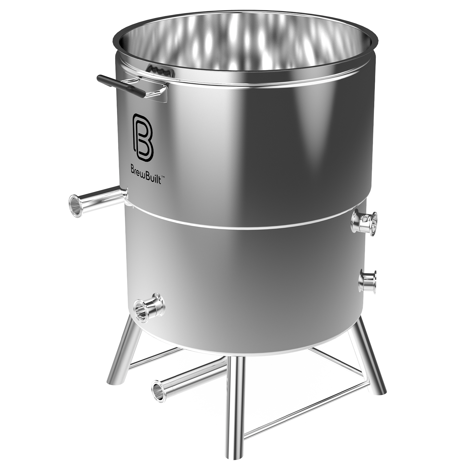 giant kettle boilers outdoor BrewBuilt® Bottom Drain Boil Kettle | Cooling Jacket