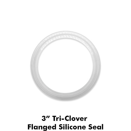 3 in. T.C. Clamp Gasket - Flanged - Silicone
