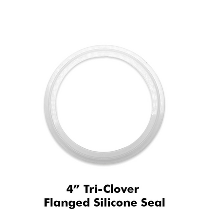 4 in. T.C. Clamp Gasket - Flanged - Silicone