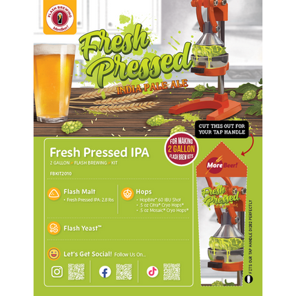 Fresh Pressed IPA Flash Brewing Kit - 2 Gallons