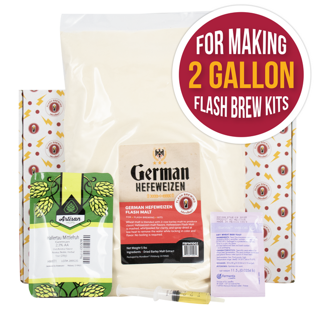 Hefeweizen Flash Brewing Kit - 2 Gallons