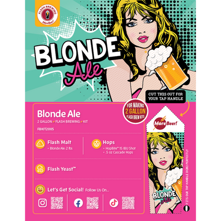 Blonde Ale Flash Brewing Kit - 2 Gallons