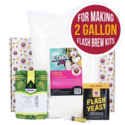 Blonde Ale Flash Brewing Kit - 2 Gallons