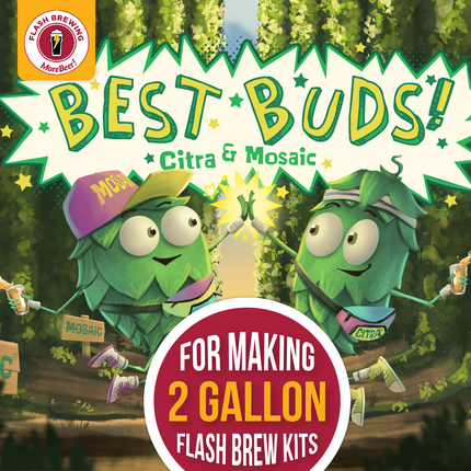Best Buds Pale Ale Flash Brewing Kit - 2 Gallons